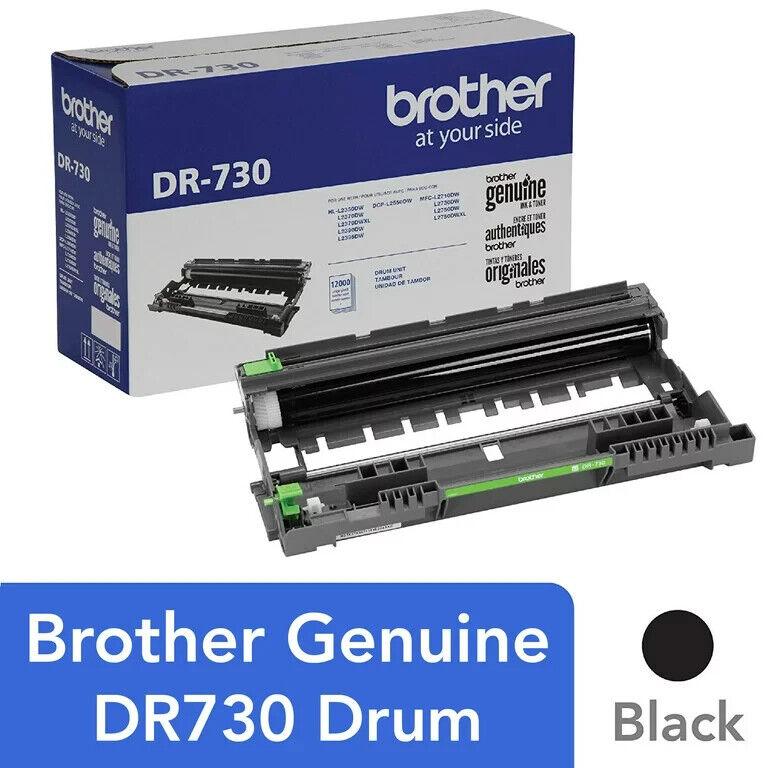 Brother Genuine Ink & Toner DR730 Drum Unit - Black