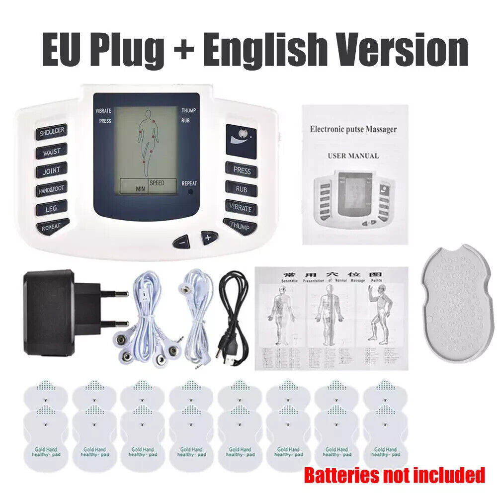 JR309 Electronic Pulse Massager Tens Ems Machine Electrical Nerve Muscle