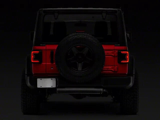 Raxiom Axial Series LED Tail Lights; 18-24 Jeep Wrangler JL w/ Factory Halogen