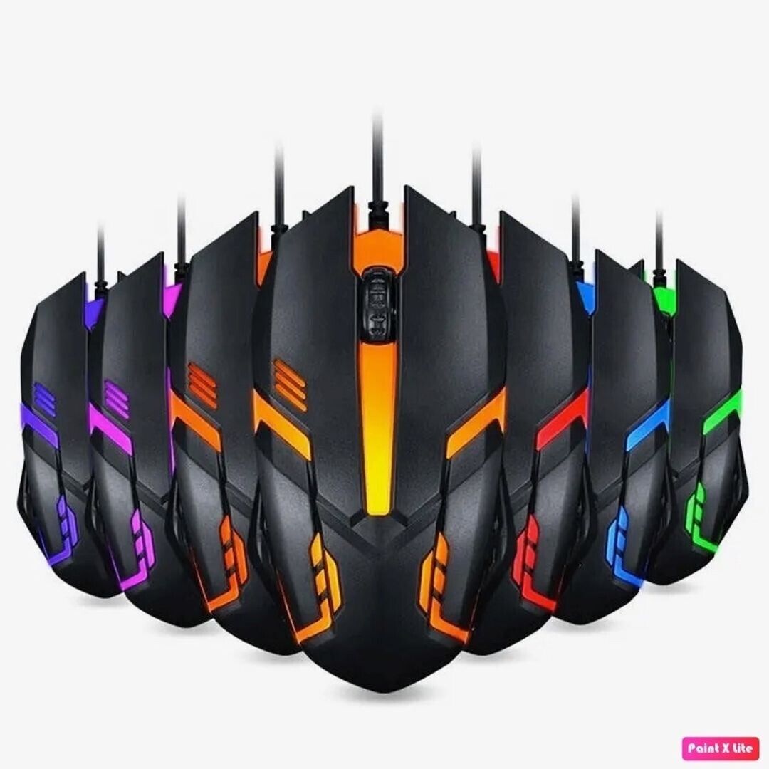 Milang Luminous Game Mouse, Limit Blade, Sports Gaming Series Rainbow Backlight