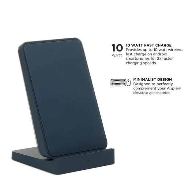 iHome Wireless Charging Stand: Qi Certified Fast Charge Station: 10W, for iPhone