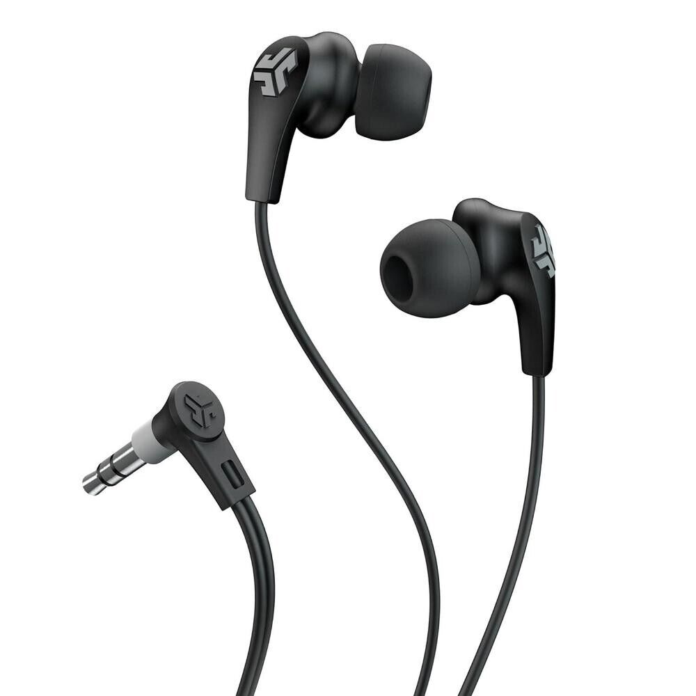 JLab JBuds 2 Signature Earbuds with 3.5 mm Headphone Jack in Black Pearl