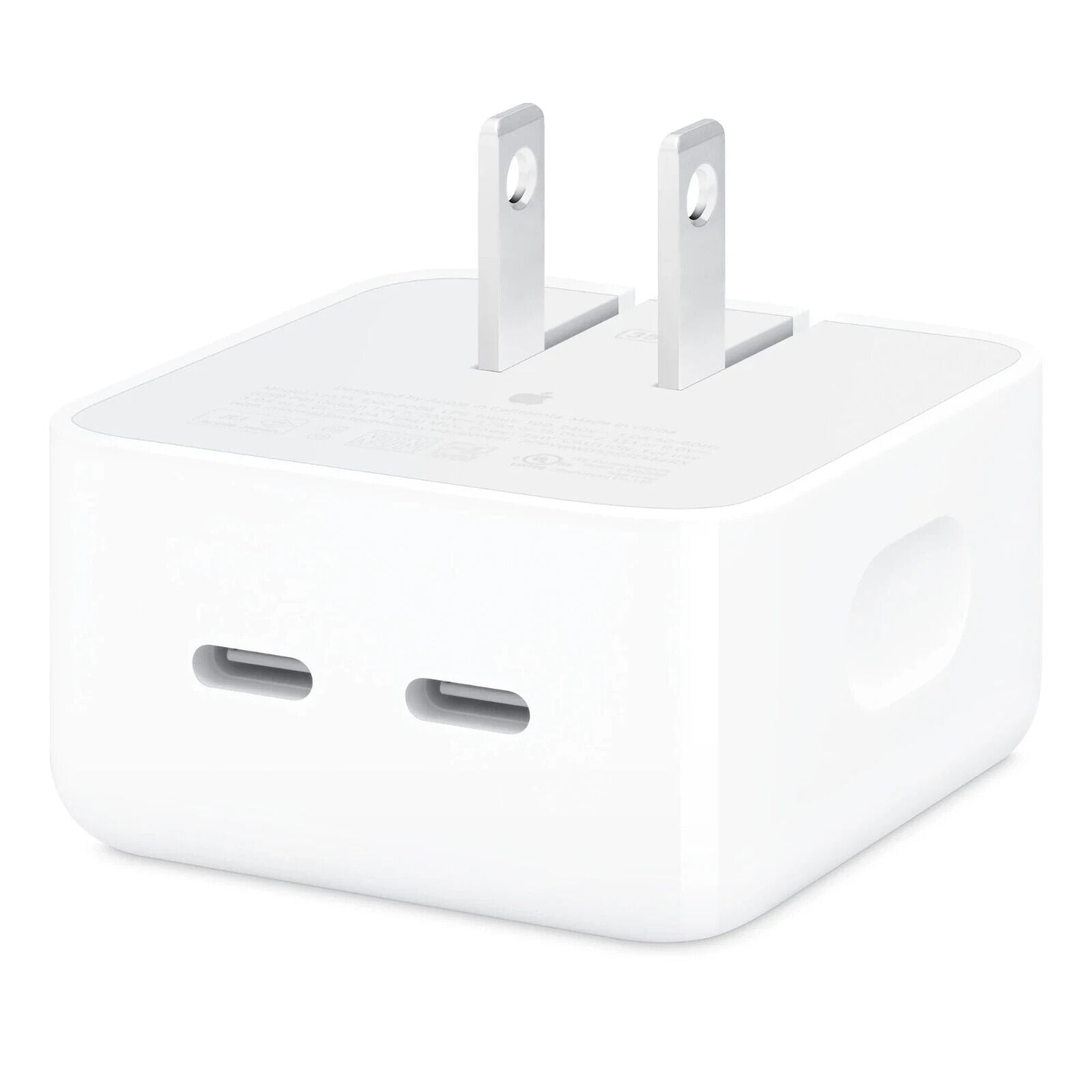 Apple - Dual USB - C Port, 35W Power Adapter - White ~ MNWM3AM/A