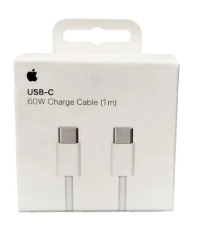 Genuine Apple 60W USB-C Charge Cable, 1m, Woven Braided Cord