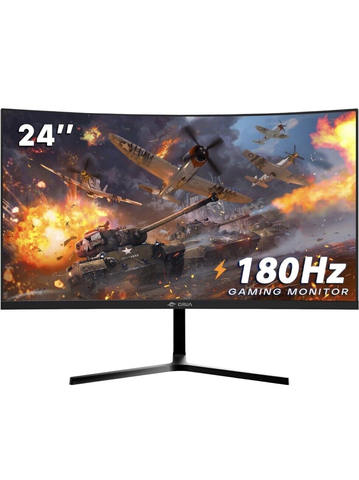 Crua 24” Super Computer Monitor 180hz Refresh Rate And 1080p Resolution CR240DM