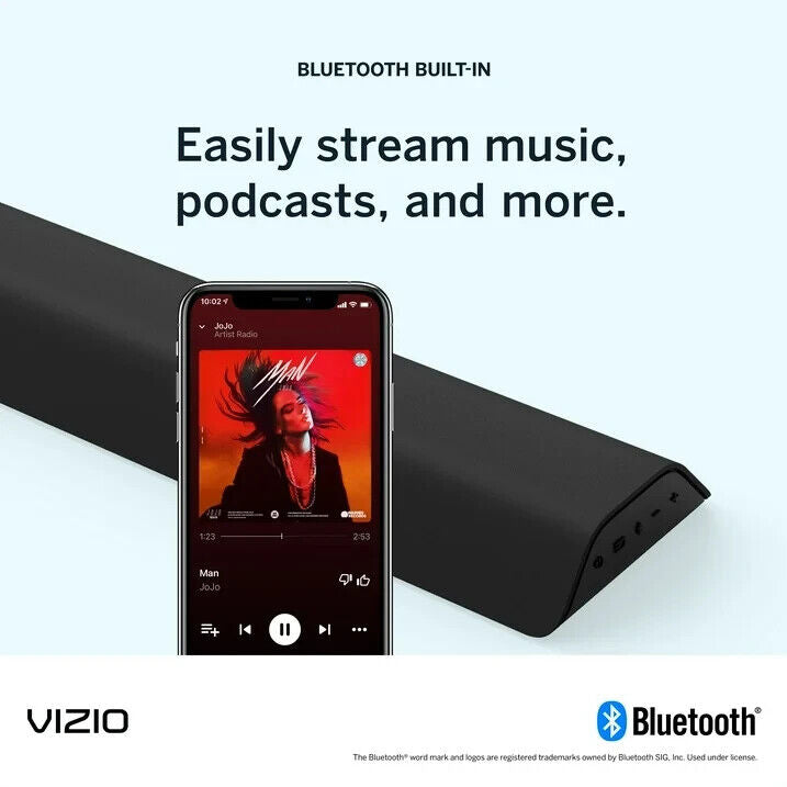 VIZIO V-Series All-in-One 2.1 Home Theater Sound Bar - Black *NO REMOTE*