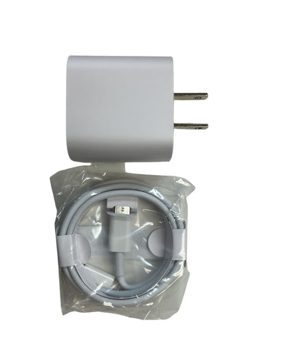 NEW 10 COUNT Foxconn 18W Wall Cubes/Brick &Type-C to 8-Pin Connector for iPhones