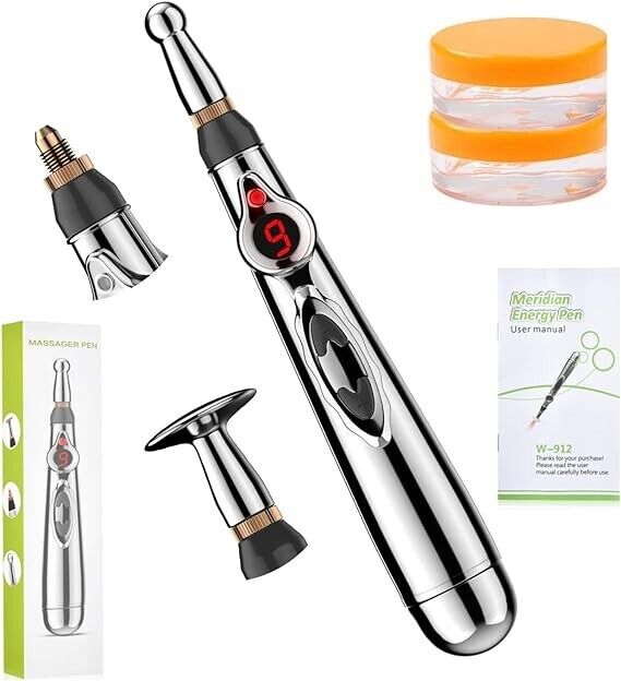 DF-618 Massager Pen- Comes with Pen and Different Tips- NO GEL