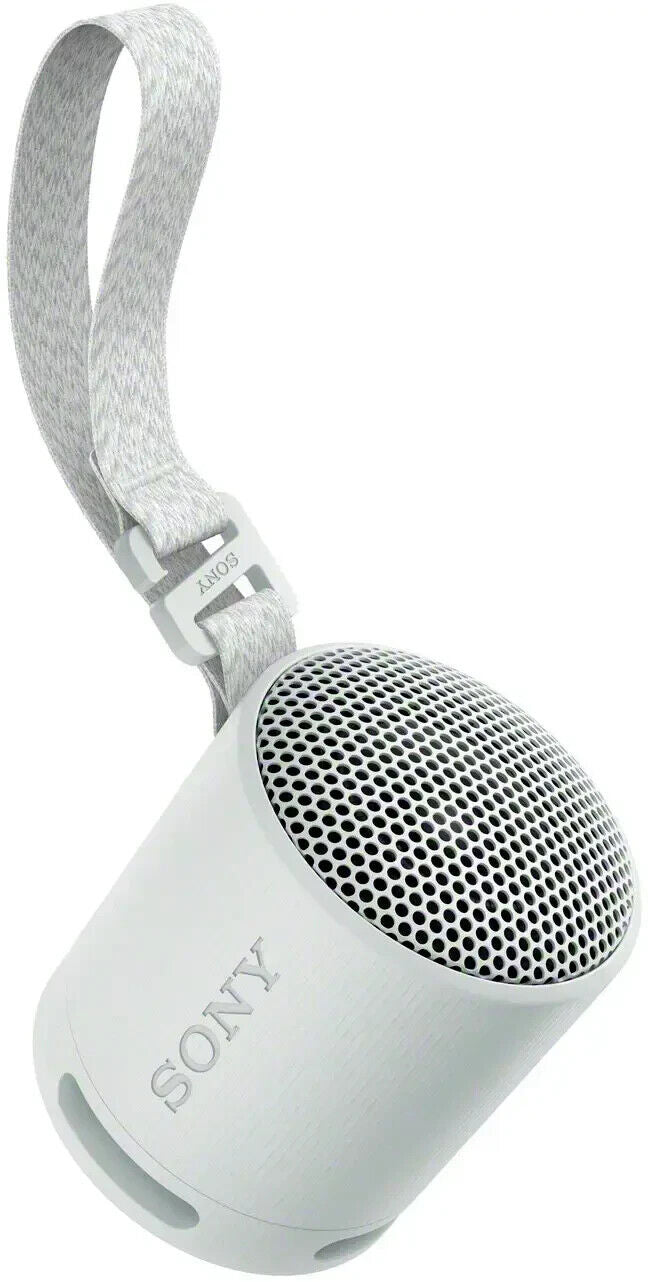 Sony SRS-XB13 Portable Speaker - White w/Travel strap & unoriginal charging cord