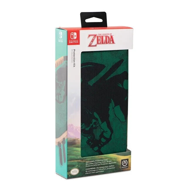 Nintendo Switch Protection Kit The Legend of Zelda Edition Green/Gold