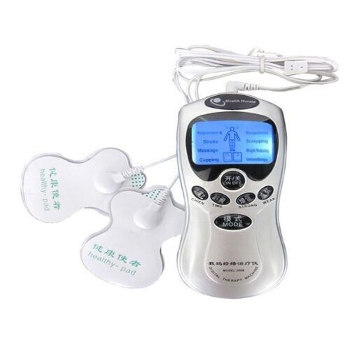 Tens Acupuncture Blue screen electronic Digital Therapy Neck Massager Machine