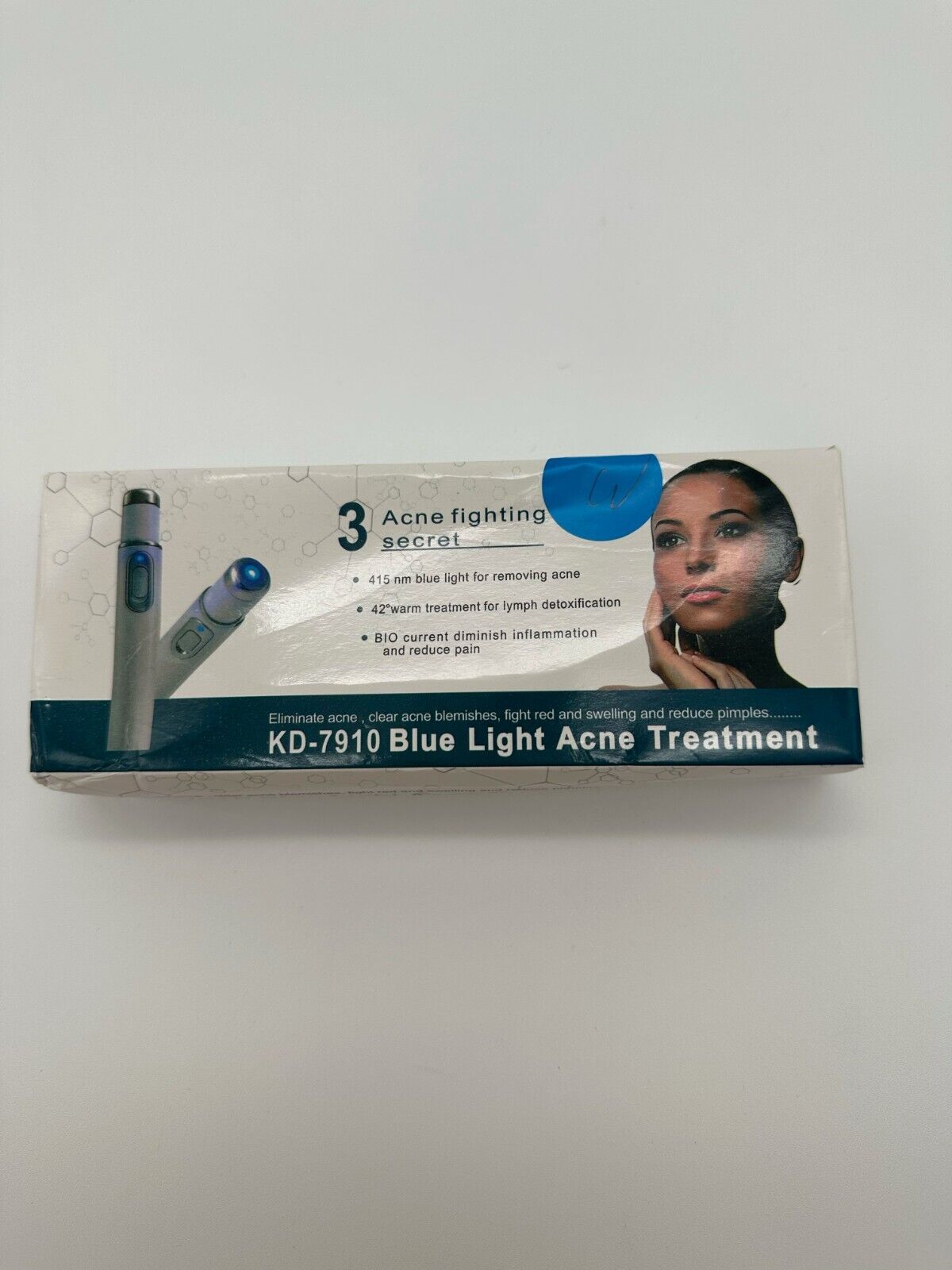 KD-7910 Blue Light Acne Spot Treatment Device- Reduce Oils, Shrink Pores