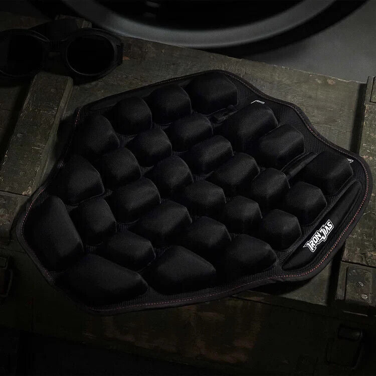 Iron Jias Black Padded Air-Pressure Motorcycle Seat Cushion | ZD001