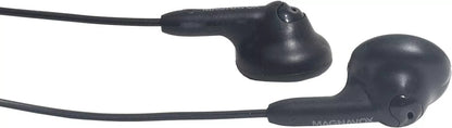 Magnavox Snug Fit+ Smooth Bass Handsfree Earphones w/ Mic & Control, Black - NEW