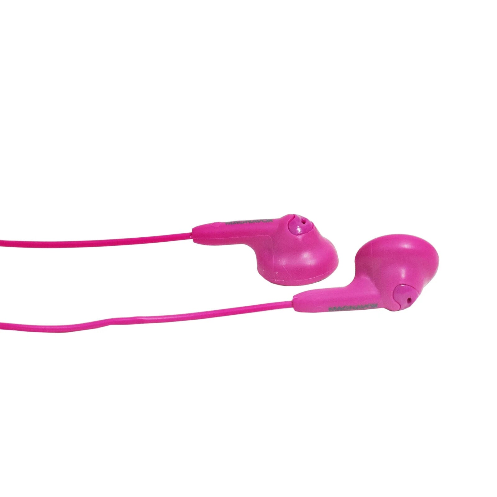 Magnavox Snug Fit+ Smooth Bass Handsfree Earphones w/ Mic & Control, Pink - NEW