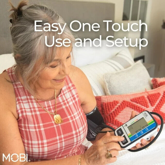 MOBI Advanced Automatic Arm Blood Pressure Monitor Includes Carrying Case