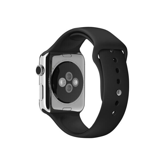 OEM Apple Watch Sport Band Black 42mm Stainless Steel Pin SM/ML MJ4Q2ZM/A