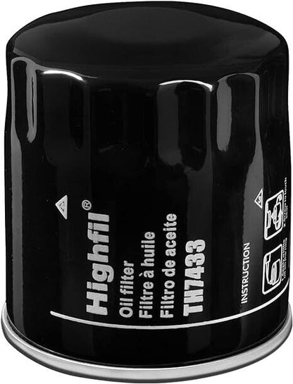 Highfil Premium Spin-On Engine Oil Filter Case Fit GM Various Models