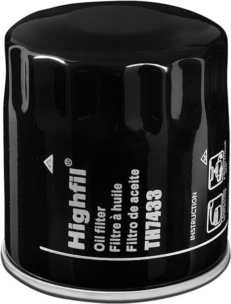 Highfil Premium Spin-On Engine Oil Filter Case Fit GM Various Models