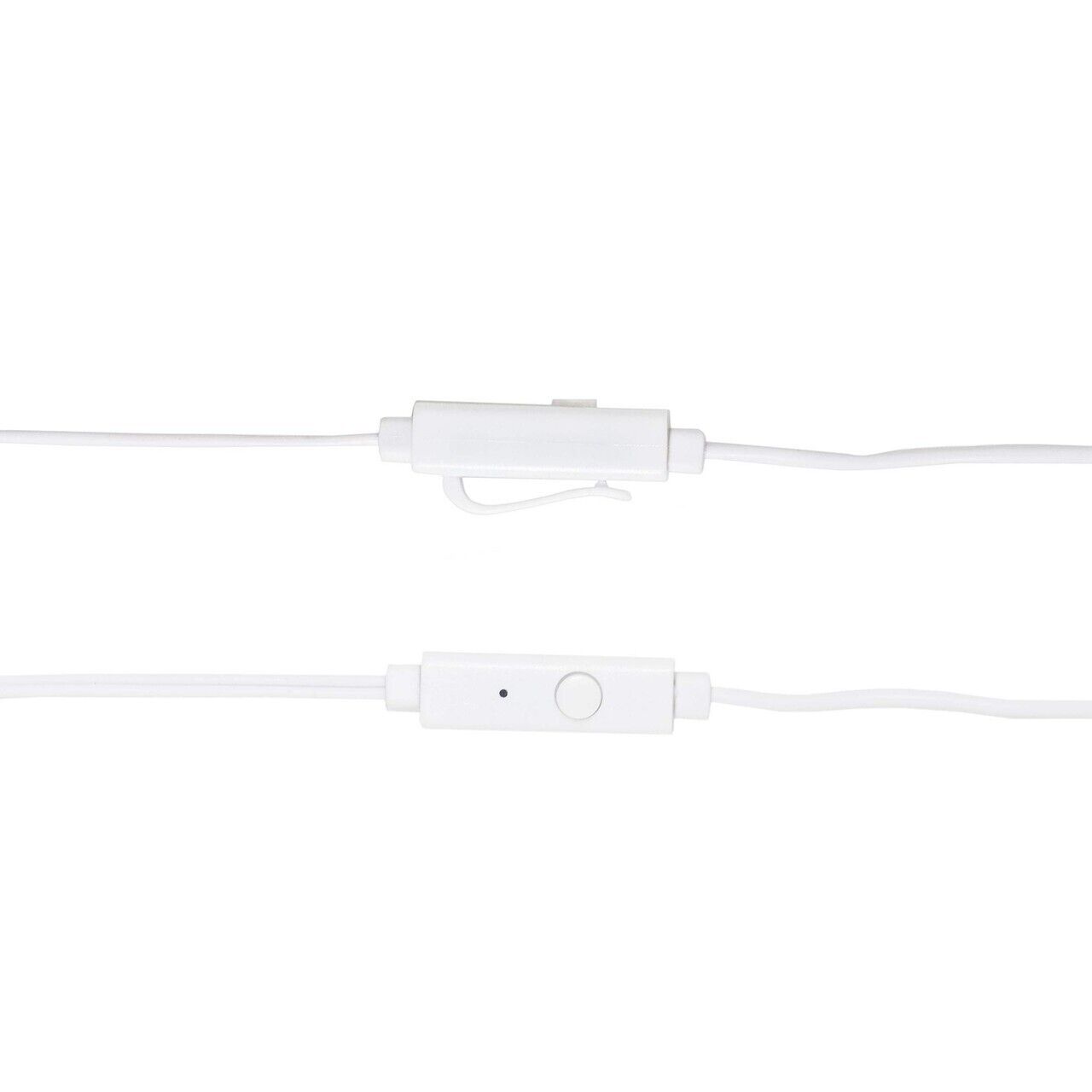 Magnavox Snug Fit+ Smooth Bass Handsfree Earphones w/ Mic & Control, White - NEW