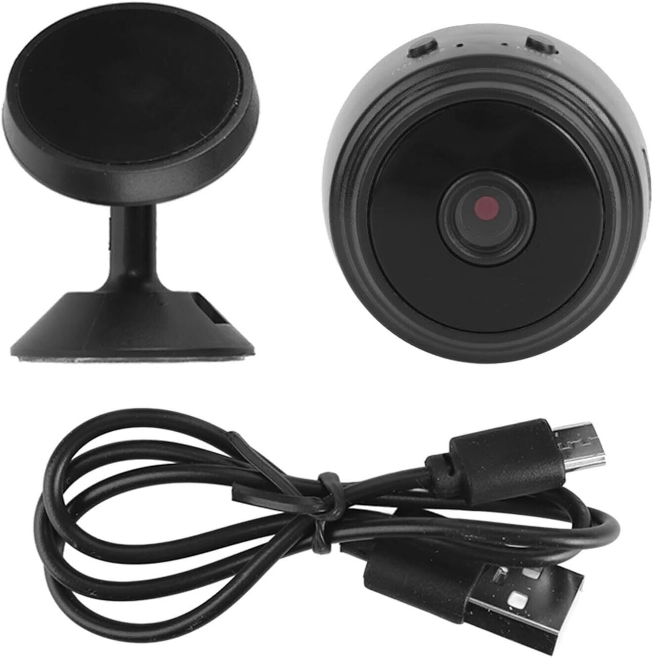 YsxLite 1080p Mini CCTV Camera, Black - 5 Camera Bundle - New