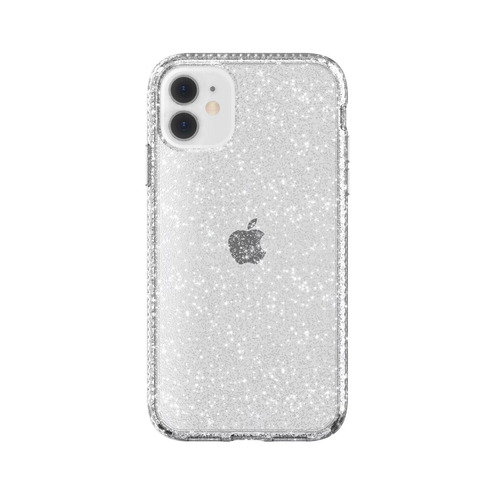 Fellowes iPhone 11 Silicone Shockridge Case also fits iPhone XR Gold Glitter