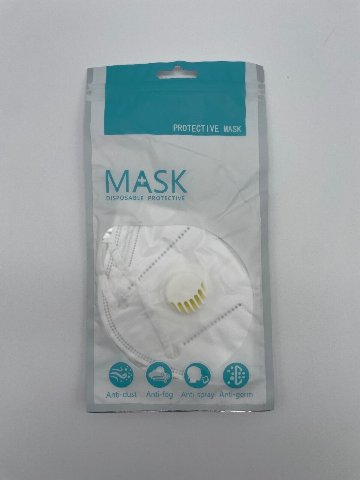 Disposable KN95 GB2626-2006 Mask, 50 Pieces, Individually Packaged, White