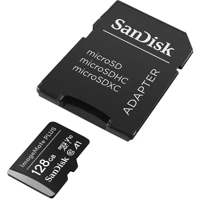 SanDisk ImageMate 128GB microSDXC UHS-I Memory Card w/ Adapter