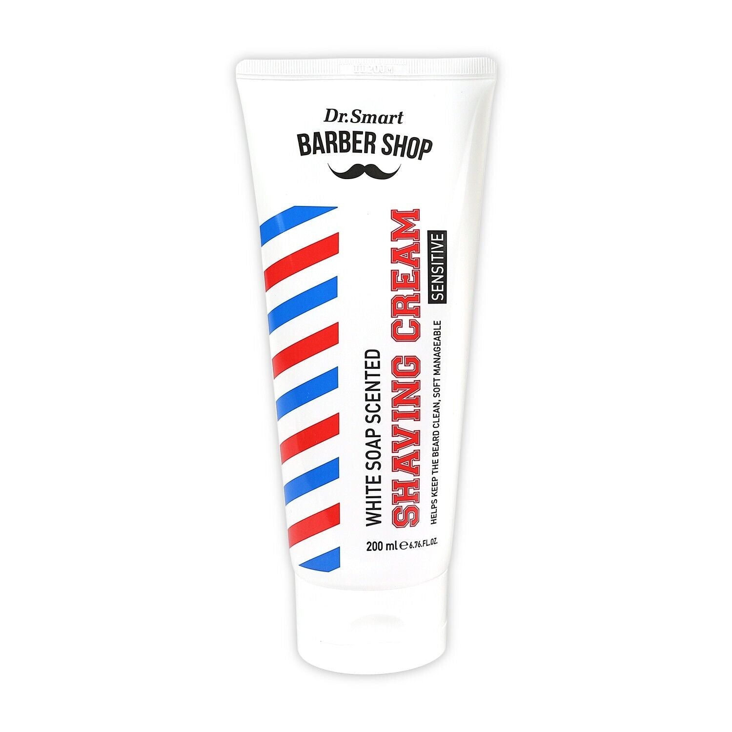 White Soap Scented, Sensitive - Dr Smart - Barber Shop Beard Soap