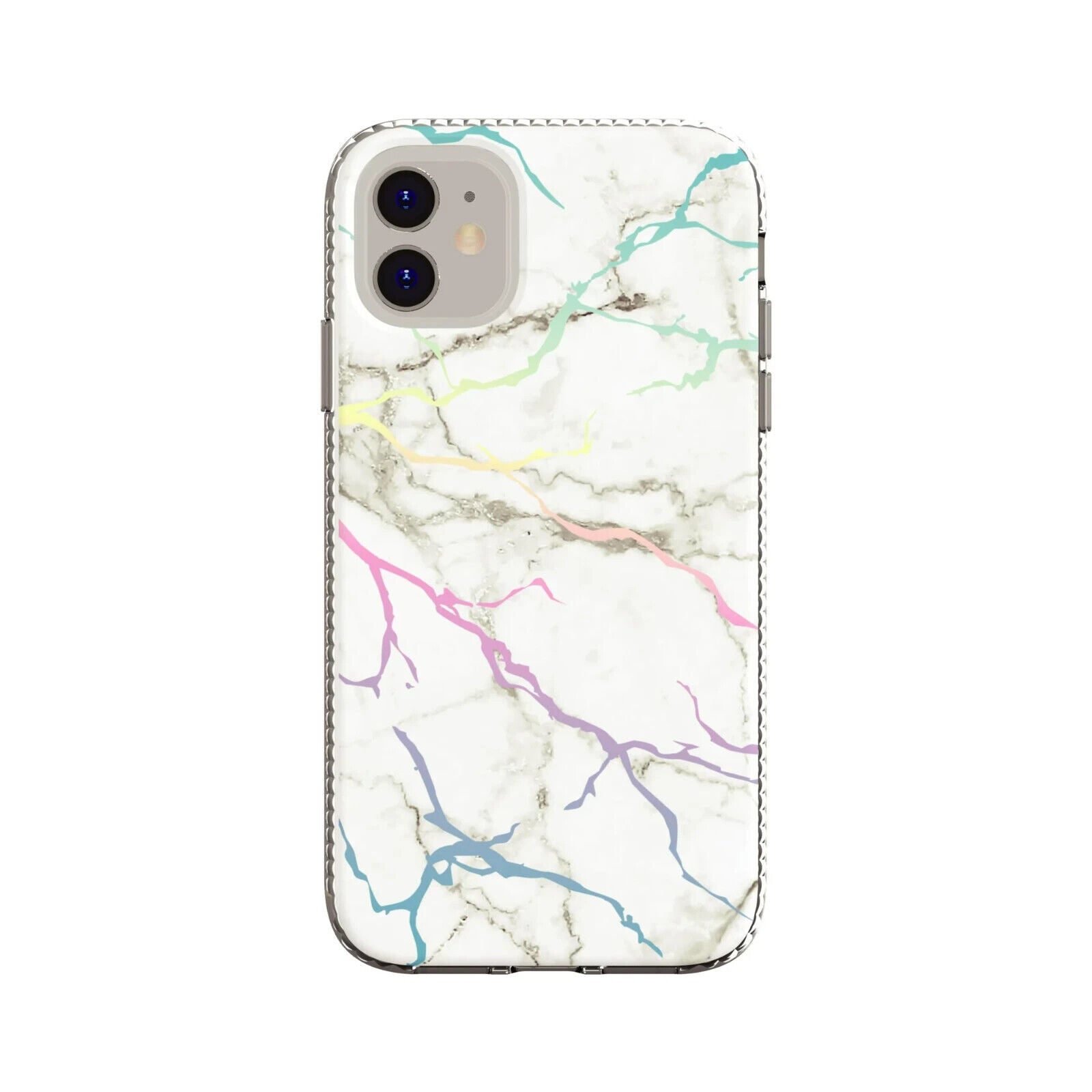 Fellowes Fashion Phone Case for iPhone 11/XR in Iridescent Marble