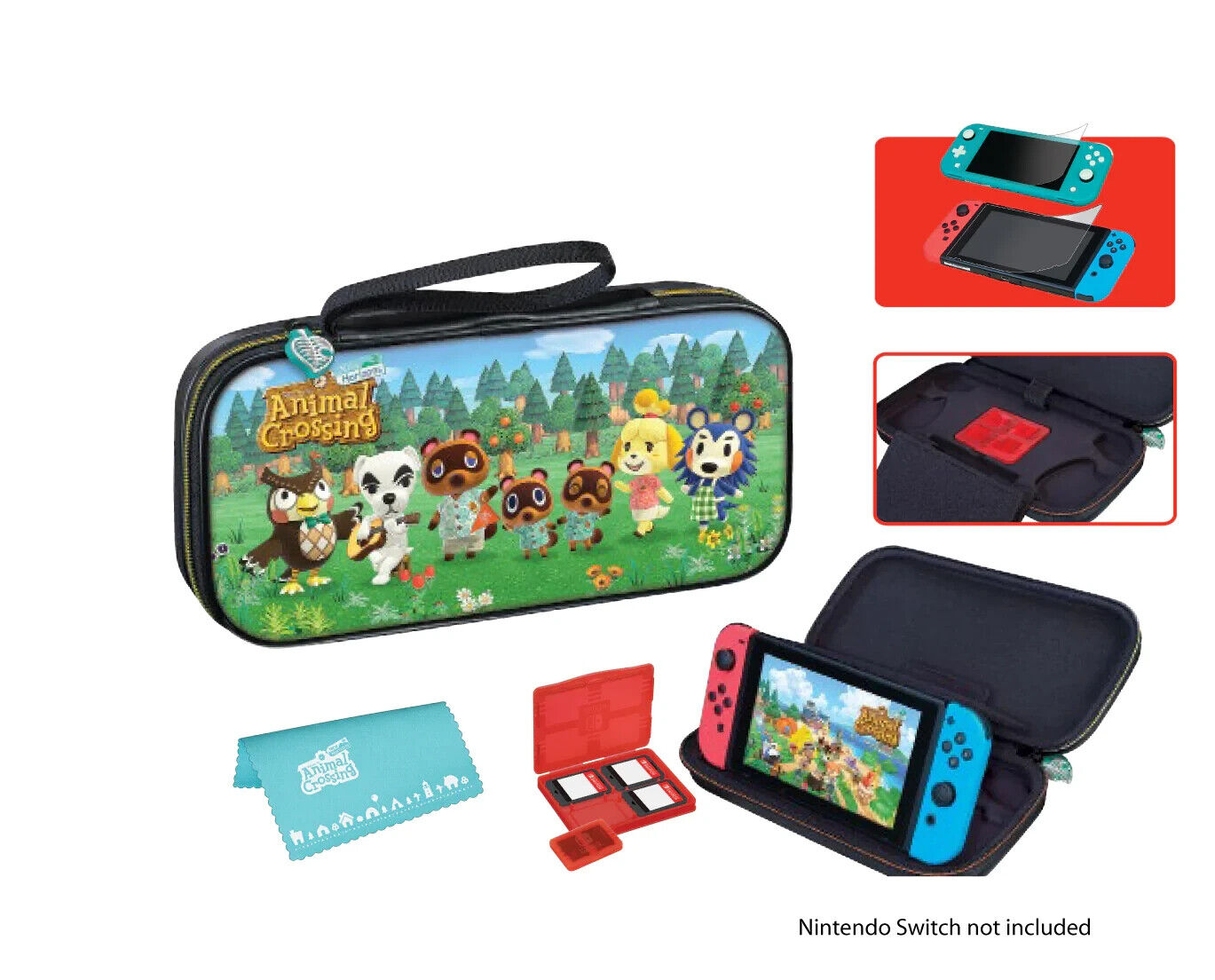 Nintendo Switch/Lite Game Traveler Deluxe Pack, Animal Crossing Edition