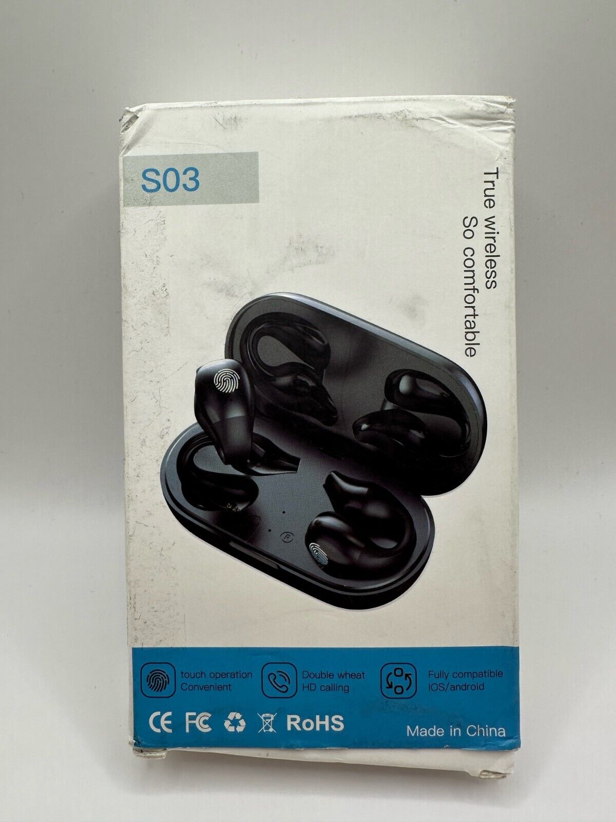 True Wireless Bluetooth Earbuds, So Comfortable, Wear For A Long Time- Black