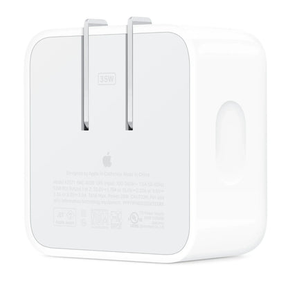 Apple - Dual USB - C Port, 35W Power Adapter - White ~ MNWM3AM/A