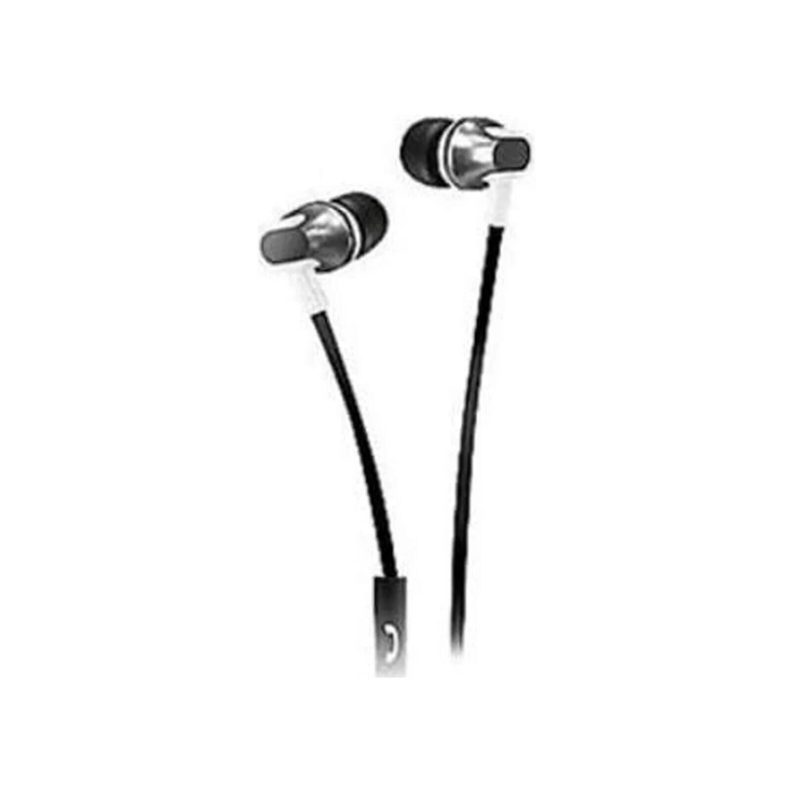 Maxell Impulse Earbuds w/ Mic; Extreme Bass & Angled Secure Fit; White - NEW