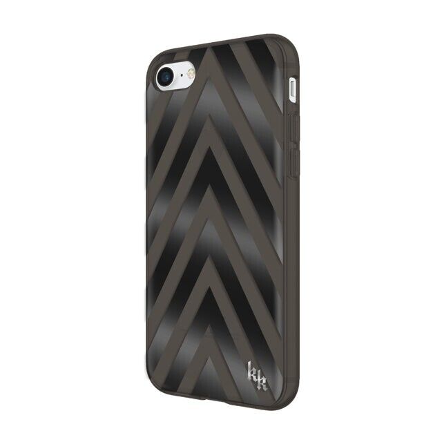 Kendall + Kylie Protective Printed Case for iPhone 8/7/6s/6, Chevron Black/Smoke