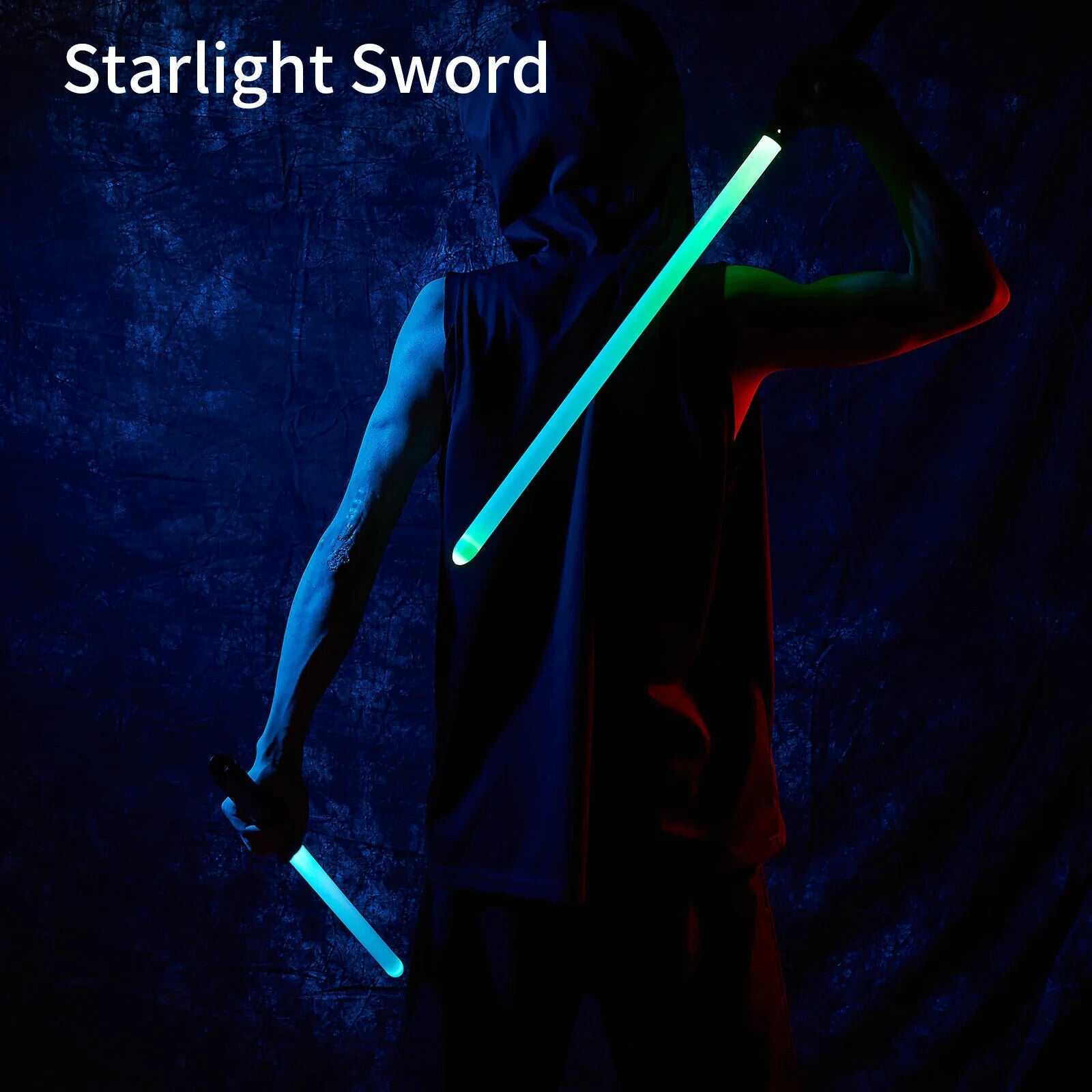 Lightsaber w/ Lights & Sound, 31in w/ Hilt, 22" Polycarbonate Blade, Connectable