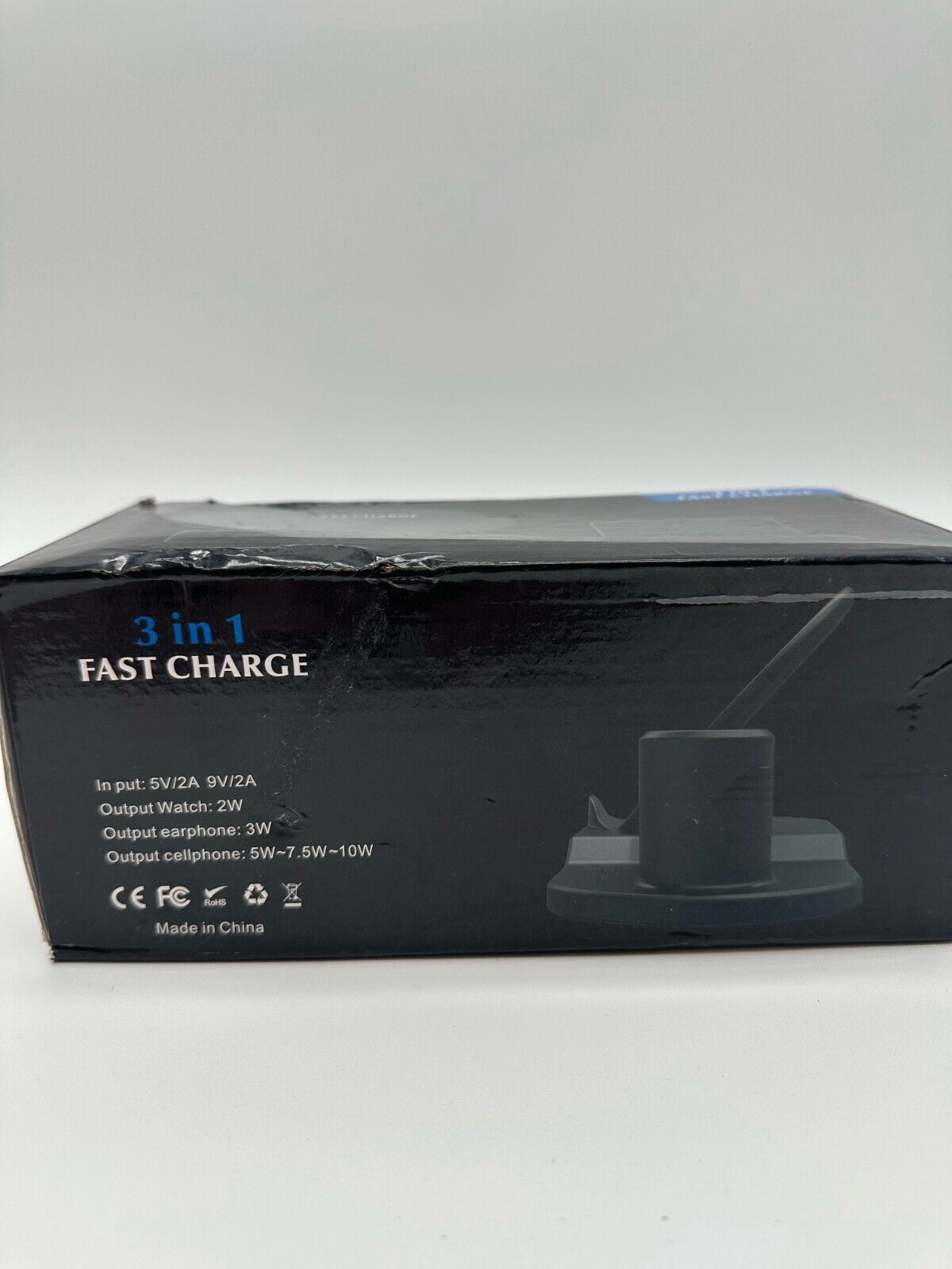 Fast Charge Wireless Charger 3 in 1- Cellphone, Earphone, and more