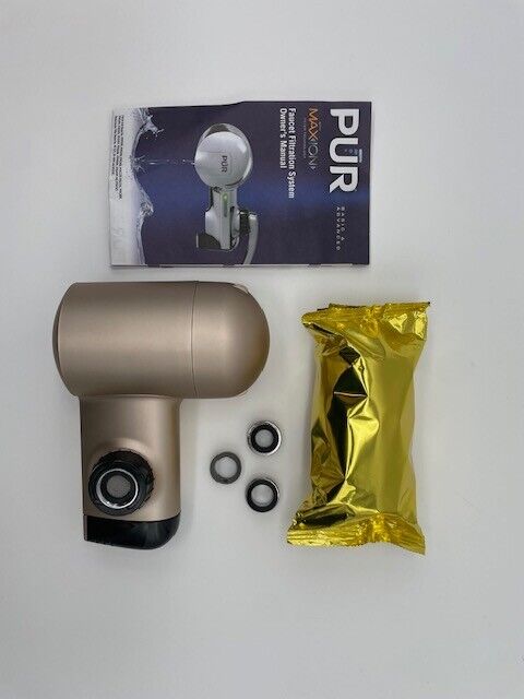 PUR MAXION Faucet Water Filtration System, Champagne, Model PFM360F