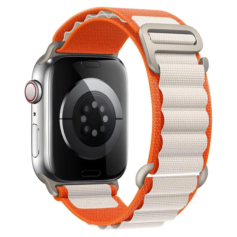 Listen Smart Adjustable Woven Band For Apple Watch 38/40/41mm w/ Metal Connector