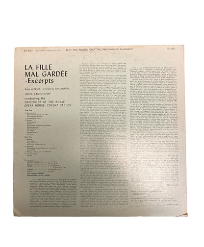 Herold-Lanchbery: La Fille Mal Gardee -Orchestra of the Royal Opera House CS6252
