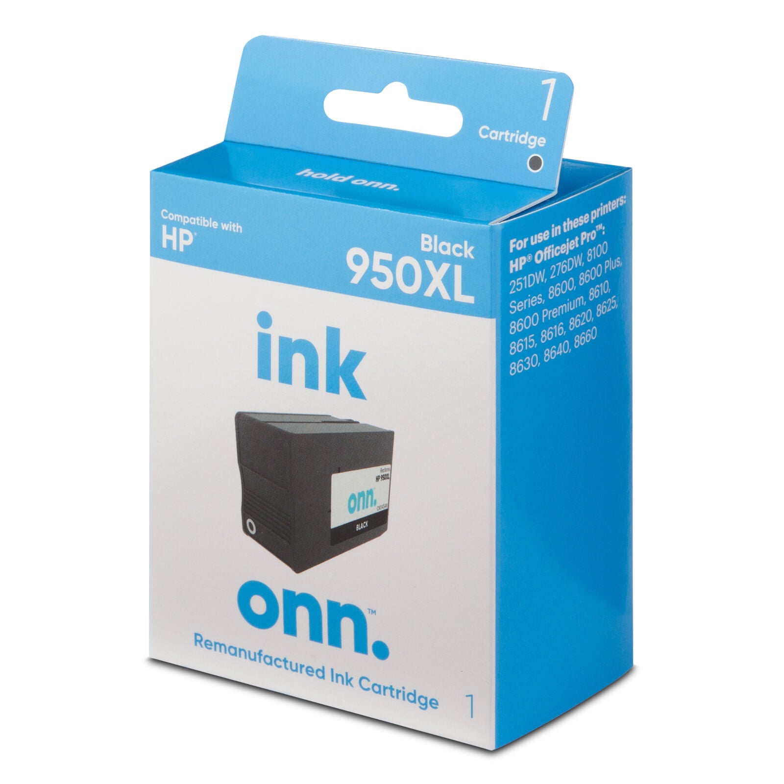 New! onn. 100006048 950XL Ink Cartridge Black - EXP  SEPT 2020