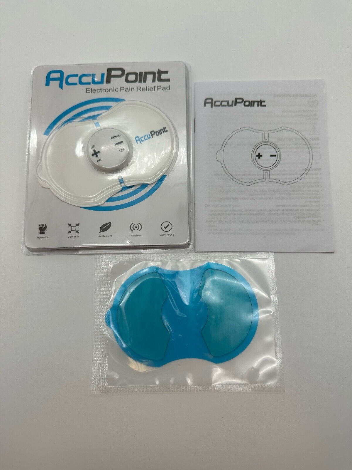 AccuPoint Electronic Pain Relief Pad Light Weight Wireless