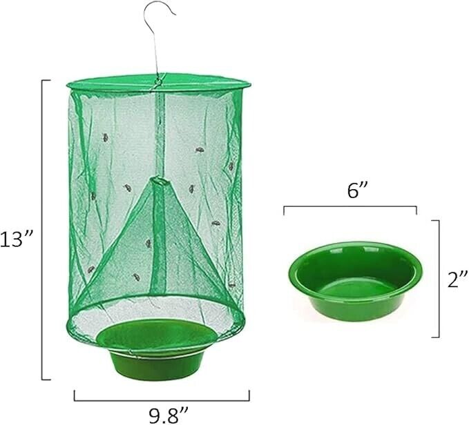 Ranch Hanging Catcher Cage - Insect Catcher For Indoor And Outdoor Use