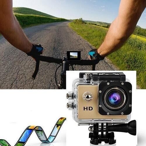 1080p HD Sports Cam Action Camera Wide Angle Lens Waterproof 30m Loop Recording