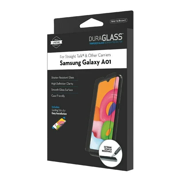 DuraGLASS Tempered Glass Screen Protector Samsung Galaxy A01