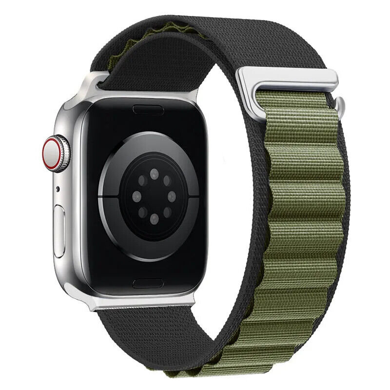 Listen Smart Adjustable Woven Band For Apple Watch 38/40/41mm w/ Metal Connector