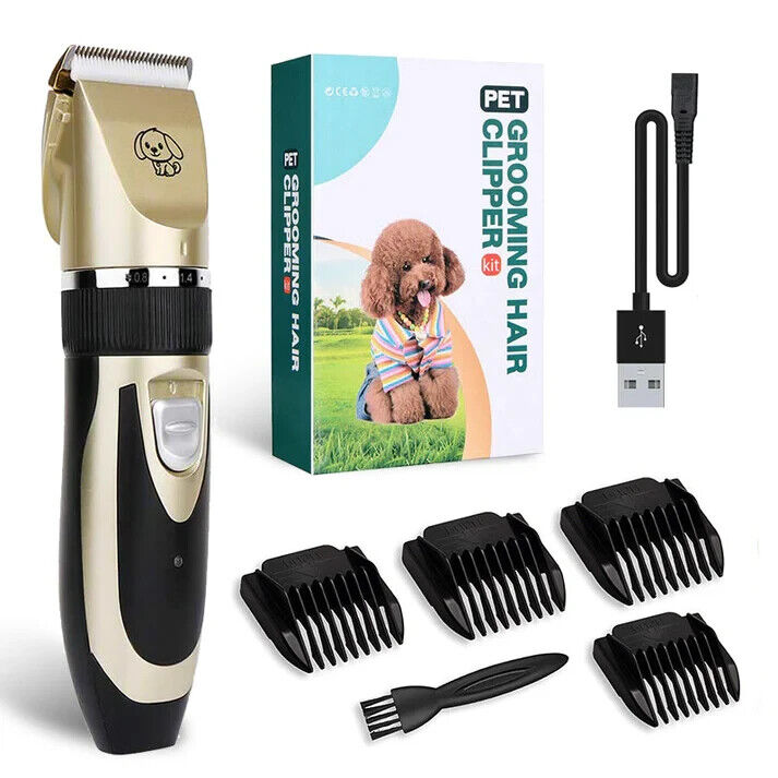 Professional Pet Grooming Kit - Usb Rechargeable Electric Clippers