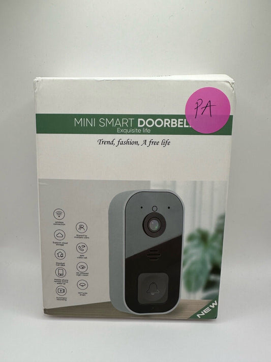 Mini Smart Doorbell Exquisite Life- Wireless, Mobile Phone Remote, Camera/Video