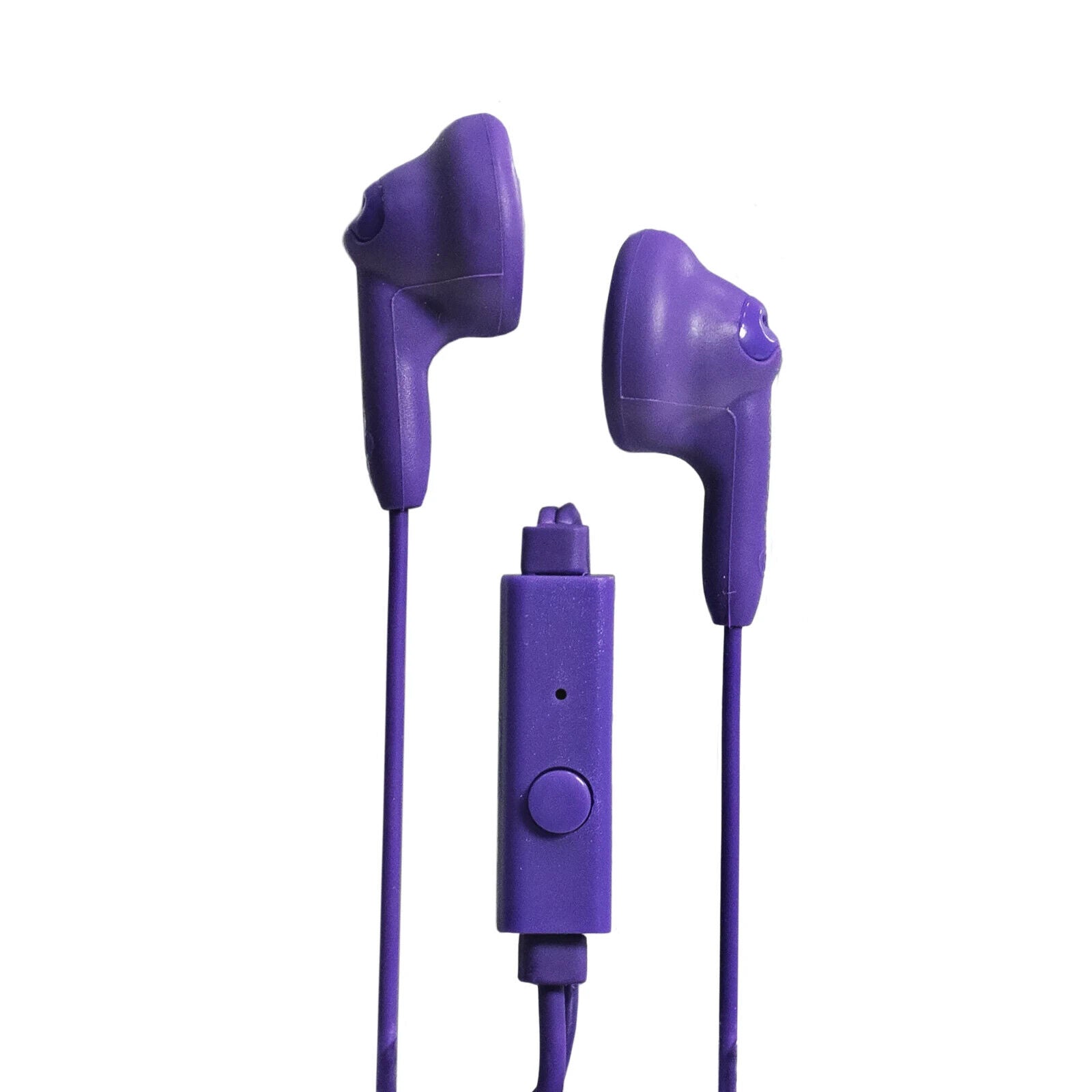 Magnavox Snug Fit+ Smooth Bass Handsfree Earphones w/ Mic & Control, Purple--NEW