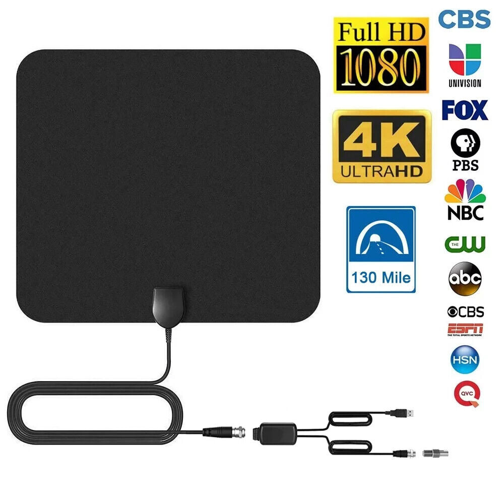 Amplified Digital TV Antenna 1080p Full HDTV Indoor Digital TV Antenna